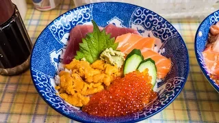 Street Food in Japan - Tour of Ameya-Yokocho Market | Budget Japanese Food and Spicy Kebab!