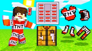 LA ARMADURA DE TNT EXISTE!? 🤯 😱 | CRAFTEAMOS ARMADURAS IMPOSIBLES EN MINECRAFT