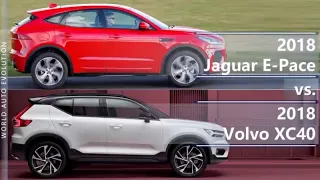 2018 Jaguar E-Pace vs 2018 Volvo XC40 (technical comparison)
