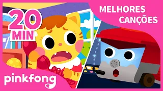 Carro de Bombeiros e mais músicas infantis | +Compilação | Pinkfong Canções para crianças