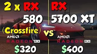 RX 580 in CrossFire. vs RX 5700 XT