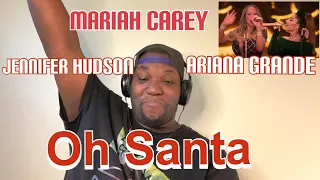 Mariah Carey ,Jennifer Hudson , Ariana Grande | Oh Santa | Reaction