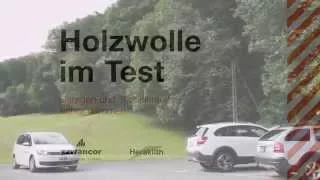 Brandschutzfilm - Holzwolle im Test