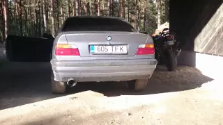 BMW E36 340 V8 exhaust sound with "Beta" exaust silecer.