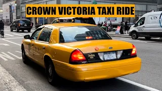 Riding In An In Service Ford Crown Victoria NYC Taxi!