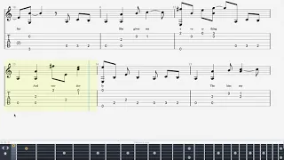 [Guitar Tab Sheet] -  And I Love Her  | The Beatles