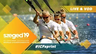 2019 ICF Canoe Sprint & Paracanoe World Championships Szeged Hungary / D3: B & A Finals, Semis