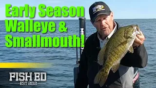 Live Bait Jigging Techniques for Early Season Smallmouth & Walleye - Fish Ed
