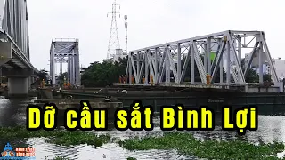 Toàn Cảnh Xà Lan Tháo Dỡ Nhịp Cầu Sắt Bình Lợi Tạm Biệt Cây Cầu 118 Năm Của Sài Gòn