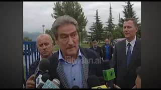 Sali Berisha kërkon të ripërsëriten zgjedhjet në Tiranë dhe Durrës (16 Tetor 2003)