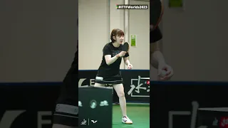 Suh Hyo Won training to take the #ITTFWorlds2023 stage 💥 #Shorts