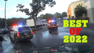 BEST OF 2022. Most Brutal Police Chases. Crazy Pit Maneuver & High Speed Crash.