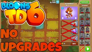 Can you beat Bloons Tower Defense 6 without upgrades?