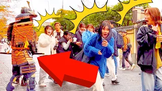 #33 SAMURAI Mannequin Prank in Kyoto Japan | Best Funny Statue Pranks Kiyomizu Temple