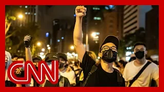China blames US for massive Hong Kong protest