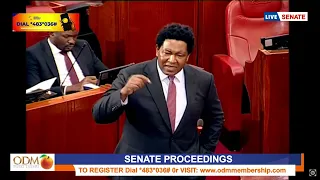 When we finish with CS Linturi, we will go after incompetent CS Nakhumincha! Ledama ROARS in Senate