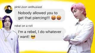 BTS TEXTS ► the one with the piercing (BUTTER release pt. 1/2)