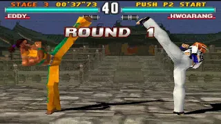 Tekken 3 Eddy with Hwoarang Moves Arcade