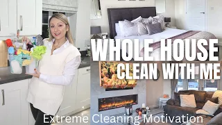 Whole House Clean | Clean With Me UK | Cleaning Routine