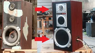 Restoration and upgrade the old speaker / Rehabilitate everything around us