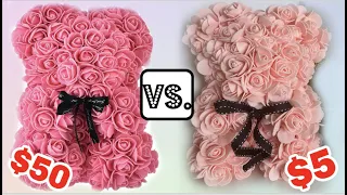 How to Make a Rose Teddy Bear Easy | DIY | MaiMoments