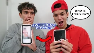 Switching Phones With My Twin Brother For 24 Hours (bad idea)