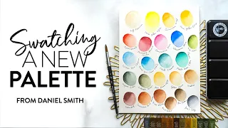 Relaxing Swatch and Unboxing a new palette from Daniel Smith