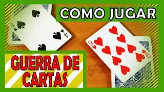 Como jugar Guerra de cartas