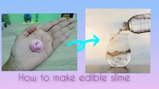 How To Make Edible Slime ll Super Easy ll #Shorts