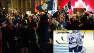 Leafs Fans Celebrate MacArthur's Goal (R1G5) - May/10/2013
