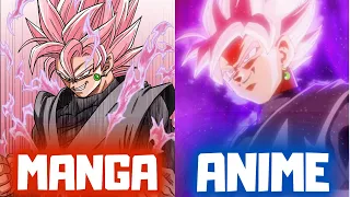 EXPLICACIÓN: DIFERENCIAS GOKU BLACK ANIME VS GOKU BLACK MANGA | DBS ANIME | DBS MANGA