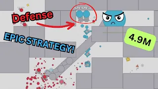 4.9M SCORE WRENCH!!! Epic Strategy in Growth Arms Race Squads Arras.io || KePiKgamer