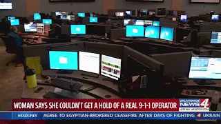 Woman says she couldn't connect with 911