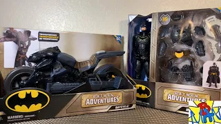 Batman Adventures Spin Master 2023 12” Scale Batman 16 Accessories + Batcycle Amazon DC
