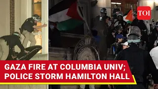 Columbia University Turns Into Warzone; Teargas Fired, Students Handcuffed Amid Anti-Israel Stir