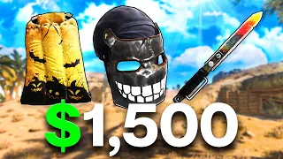 Unboxing EXPENSIVE Rust skins In HIGH RISK CASE BATTLES! - Rust Gambling