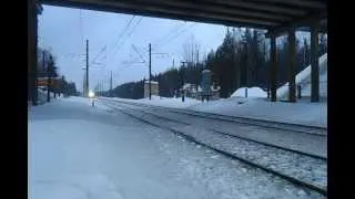 Сапсан пролетает под мостом в Радищево