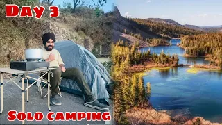 Solo camping, cooking with amazing view of Uttarakhand