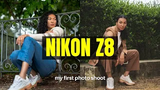 PHOTO SHOOT Review of the NIKON Z8 | Z 50mm lens + a Brazilian Model #photoshoot  #nikon #nikonz8