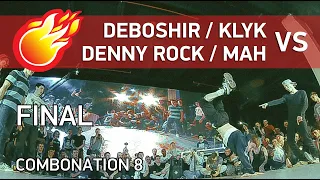 🤸‍♀️ POWER MOVE BATTLE - Deboshir & Klik vs Mah & Denny Rock | FINAL | COMBONATION 7 #combonation7