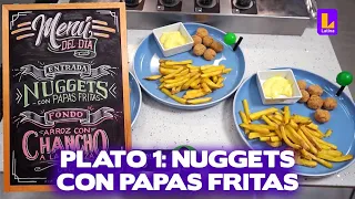 Plato 1: Nuggets de pollo con papas fritas | El Gran Chef Famosos