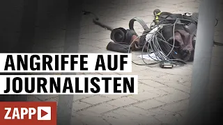 "Hygienedemos": Heißes Pflaster für Journalisten | ZAPP | NDR