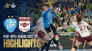 Krim Mercator Ljubljana vs CS Rapid Bucuresti | Play-offs 1st Leg | EHF Champions League Women 22/23