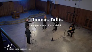 Thomas Tallis: Lamentations of Jeremiah I