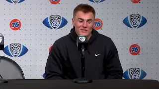 Bo Nix Postgame Press Conference | 2023 Pac-12 Football Championship Game