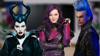 Deuses React Tik Tok da Malévola & Mal (as esposa e filha de Hades) descendentes