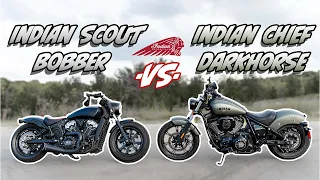 Indian Scout Bobber vs The Chief Darkhorse. Which one should you buy?
