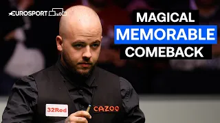 Luca Brecel Completes Snooker's "Greatest Comeback Of All Time" | Eurosport Snooker