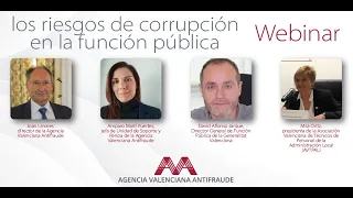 Webinar los riesgos de la corrupción en la función pública