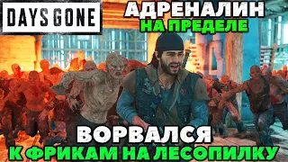 Days Gone(Жизнь После) - АДРЕНАЛИН НА ПРЕДЕЛЕ! Ворвался к Фрикам на Лесопилку!